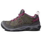 KEEN Women's Circadia Waterproof Hiking Shoe, Steel Grey/Boysenberry, 7.5 UK