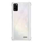 Evetane Coque Compatible avec Samsung Galaxy A41 Silicone Coins antichocs Solide Protection complète Resistant Transparente Attrape Reve Blanc Motif Ecriture Tendance