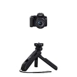 Canon EOS 250D + Canon EF-s 18-55mm f/4-5.6 IS STM Lens and Tripod Grip HG-100TBR, Black