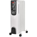 Home it Radiateur bain dhuile 1500 W Blanc - 5708614581247