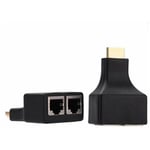 2x Extendeur double port hdmi vers RJ45 jusqu'à 30m