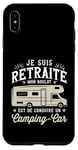 Coque pour iPhone XS Max Camping Car Papy Humour Camping Car Cadeau Campeur Retraite