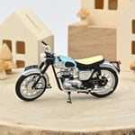 miniature moto Triumph BONNEVILLE 1959 bleue NOREV 182040  1/18ème