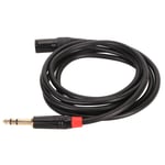 XLR Male To TRS Cable 1/4in Balanced 6.35mm For Electric Guitar Tuner New