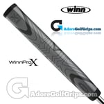 Winn Pro X 1.60" Giant Paddle Lite Putter Grip - Dark Grey + FREE TAPE