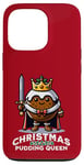 Coque pour iPhone 13 Pro Pudding de Noël Reine drôle de pudding aux prunes dessert britannique