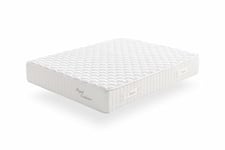 Moonia Royal Exclusive Relax and Rest à Votre Service: Matelas réversible 180X200 cm | Hybride: Ressorts viscoélastiques et ensachés | Epaisseur +/- 30cm | Multizones différenciées