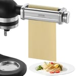 VEVOR Pasta Attachment for KitchenAid Stand Mixer, Stainless Steel Pasta Sheet Roller Attachment, Pasta Maker Machine Accessory with 8 Adjustable Thickness Knob, KitchenAid Pasta Attachment by VEVOR