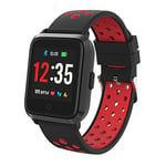 Montre Connectée Abyx Touch Fonction GPS Waterproof Noire (Rouge)