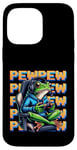 iPhone 14 Pro Max Cute Gaming Frog Pew Video Game Graphic Men Boys Kids Women Case