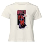 X-Men Magneto Master Of Magnetism Women's Cropped T-Shirt - Cream - M