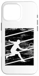 Coque pour iPhone 16 Pro Max Joueur de badminton Raquette Sports