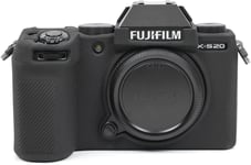 Étui de protection en silicone souple pour appareil photo numérique Fujifilm Fuji XS20 X-S20 - Anti-rayures - Noir