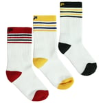 Fila Kids Unisex 3-Pack Socks - Multicolour - Size Medium