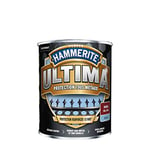 Hammerite Ultima - Peinture Acrylique Tous Métaux - 3 en 1 : Antirouille, Direct sur Rouille et Sans Sous-couche - Brillant Rouge 2,5 L