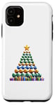 Coque pour iPhone 11 Christmas Tree Haltère Poids Haltérophile Gymnase