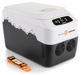 peme Go | 30 L | Adventure Orange | Thermoélectrique | Mode ECO | AC/DC | pour Refroidir et réchauffer | Glacière avec Prise 12 Volts et 230 Volts | Mini réfrigérateur pour Voiture et Camping