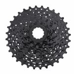 Cassette VTT 9V 11-36 Dents en Acier Noir Compatible Shimano, 370g - SUNRACE Sun