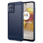 Motorola Moto G73 5G Kol Texturerat Skal - Blå