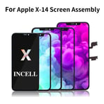 AAA+++Kvalitetsskärm för IPhone 11 12 13 14 LCD med 3D Touch 12/12pro-incell