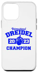 Coque pour iPhone 12 mini International Dreidel Champion 2023 Funny Hanukkah