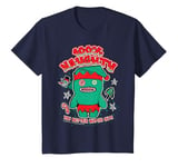 Youth Fuggler Christmas Elf 100 Naughty You Better Watch Out Kids T-Shirt