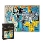 Galison 9780735379251 Basquiat Bird On Money 500 Piece Book Puzzle, Multicoloured