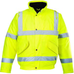 Hi Vis Bomber Jacket Mens [Medium ] [Yellow]