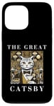 Coque pour iPhone 13 Pro Max The Great Catsby, Funny Cat Design, Cat Lover, Film