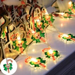 Mub- 10 LED Christmas 1.5m Glass Custom Holiday Indoor Battery USB Operated  LED String Light Christmas Party light 4