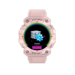 Montre intelligente FD68, TFT 1,3'', Bluetooth 4.2, podomètre, calories et distance parcourue, mode multisport, notifications : Appel, SMS, réseaux sociaux - Rose - Neuf