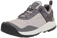 KEEN Women's NXIS Evo Waterproof Hiking Shoe, Steel Grey/English Lavender, 9 UK