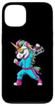 iPhone 13 Unicorn in the 80s with Cassette Recorder Case