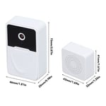 Smart Doorbell Cam Wireless Doorbell Camera Night 800mAh Battery For Home