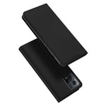 DUX DUCIS Skin Pro Faux Leather Wallet Case Motorola Moto Edge 30 Fusion - Black