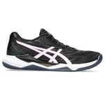 ASICS Women's Gel-Tactic 12 Sneaker, Black Hot Pink, 5 UK