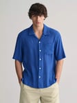 GANT Camp Collar Shirt, Rich Blue