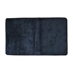 Euronovità EN-27566 Magic Genio Rug, Microfiber, Entrance Mat, Black, 50x110x2 cm