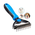 Brosse Chien Brosse Chat, Peigne Déméloir Chien Professionnel et Brosse Chien Poil Long, Râteau de Toilettage pour Chien et Chat enlever le Sous-poil