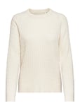 Cable Knit C-Neck Cream GANT