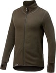 Woolpower Full Zip Jacket 400 Pine M Jacka med dragkedja 400g/m2 Ullfrotté