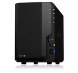 Synology DS218+ 2BAY 2.0 GHZ DC 1X GBE 2GB DDR3L 3X USB 3.0 1X ESATA