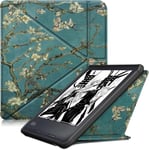 Coque Pour Liseuse Kobo Libra 2 Couleur 7" 2024 Avec Supports Magnétiques - Coque En Tpu Souple Avec Fonction Veille/Réveil Automatique - Motif Fleurs[COM301371]