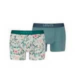 Levi's Boxer sous-vêtement, Rose/Vert, L Homme