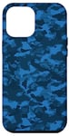 iPhone 14 Pro Max Blue Camouflage Case