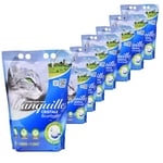 Tranquille - Litière pour Chat Cristale Gel de Silice et Bicarbonite 4L - Lot de 8