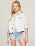 Tommy Hilfiger Kids' Denim Trucker Jacket, White