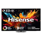 Hisense 65 Inch 120Hz OLED Smart TV 65A85NTUK - Dolby Vision IQ, HDR10+ Adaptive, IMAX Enhanced, Hybrid Log-Gamma (HLG), Vidaa OS with Freely, Youtube, Netflix and Disney+ (2024 Model)