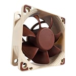 60mm Noctua NF-A6x25 5V PWM, Beige/Brown, 7 Blade, SSO2 Bearing, 650-3000RPM, 17