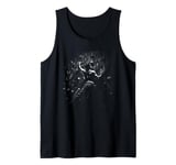 Wall Climbing Man Rock Climbing Art Outdoor Climbing Art Tank Top